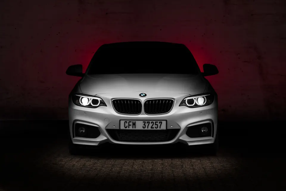 BMW M340i 雷射尾燈特寫
